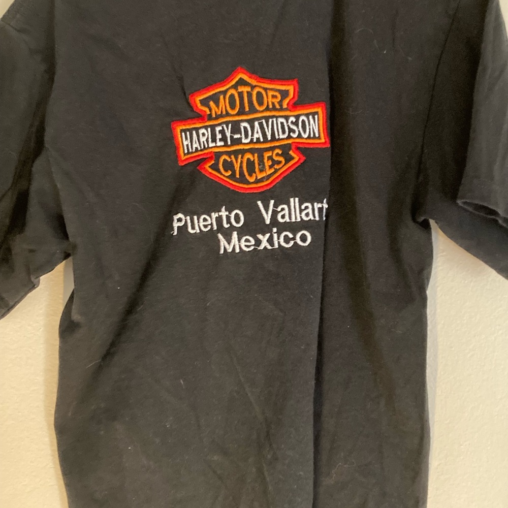 Harley Davidson stitched t shirt